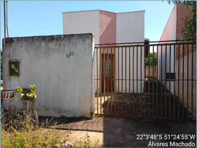 #10628 - Casa para Venda em Álvares Machado - SP - 1